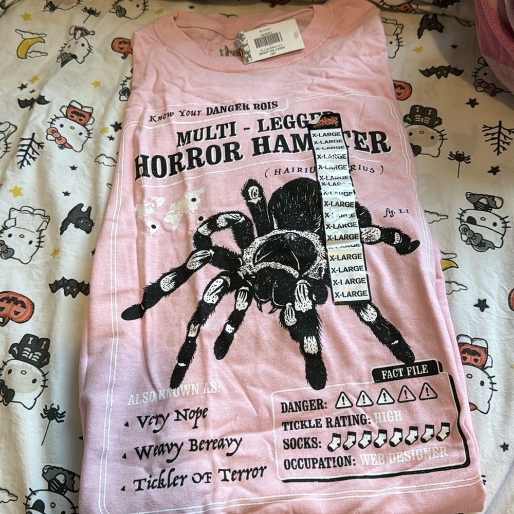 ~brand new horror hamster Tshirt w/tags